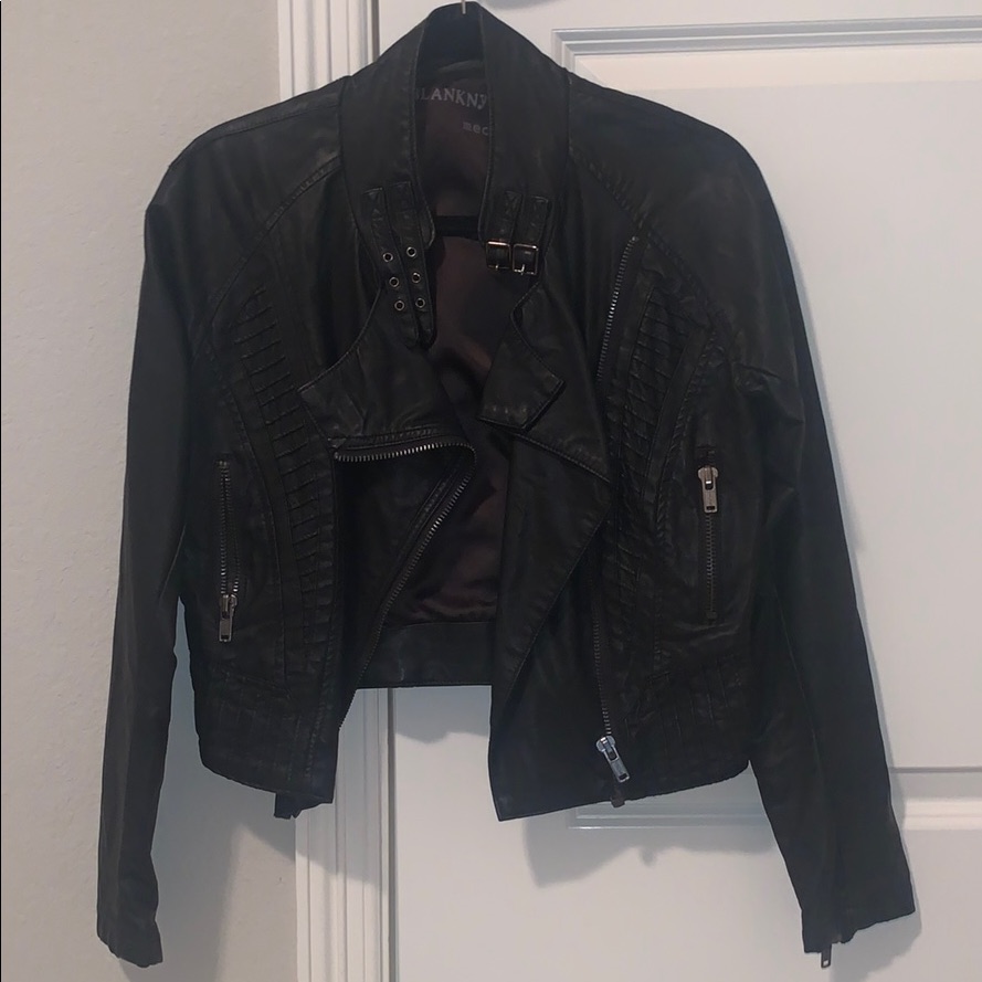 Black Leather Leather Jacket